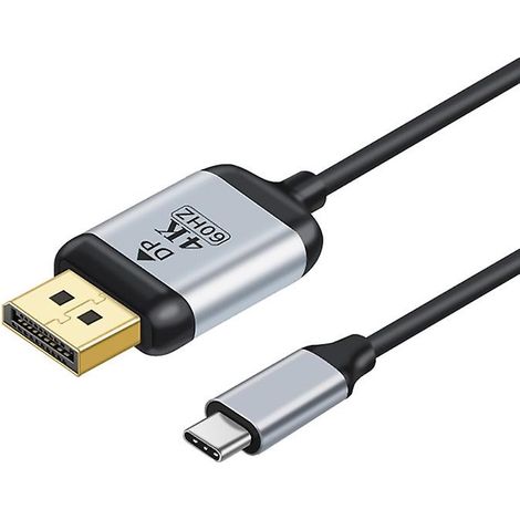 Câble Thunderbolt 3, USB-C vers DP Type-C vers DisplayPort 4K 60 Hz - COULEUR : Type C mâle vers DP mâle - FFY