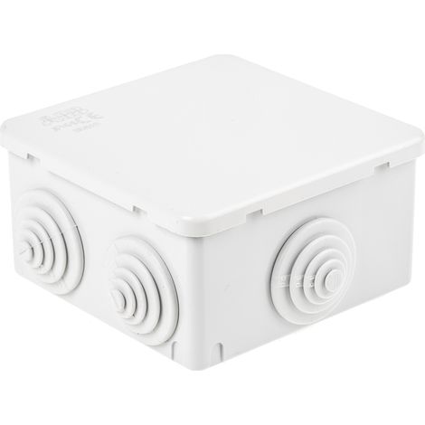Boîte de jonction en Thermoplastique 80 x 80 x 40mm, IP44 ( Prix pour 1 )