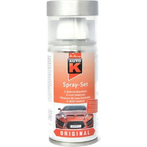 Pintura en aerosol para coche VW Audi LY7T C6 color plata cristal, 150 ml, para automóviles K (1/5)