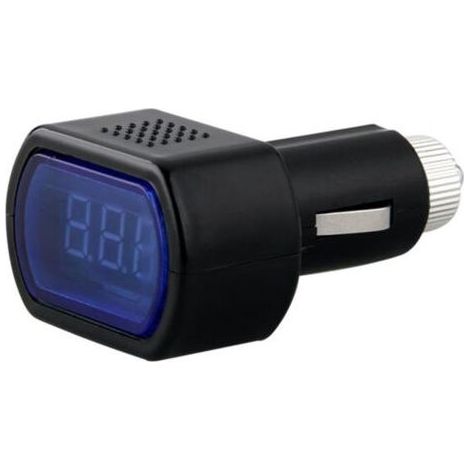 Mini voltmètre de voiture/testeur de tension de voiture à affichage numérique/mini moniteur de batterie (1/4)
