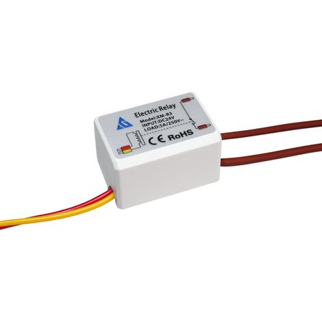 XM-R3: Relé, CC 24 V/15 mA, 5 A/250 V