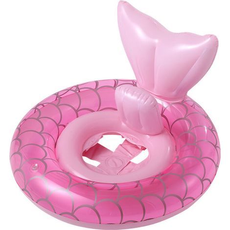 Bouée sirène gonflable indispensable pour l'été (0-5 ans) avec pompe