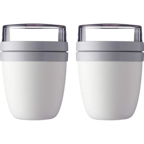 Mug à emporter 2 pièces(Blanc)-Fei Yu