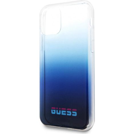 Coque rigide Guess bleue pour iPhone 11 Pro Max