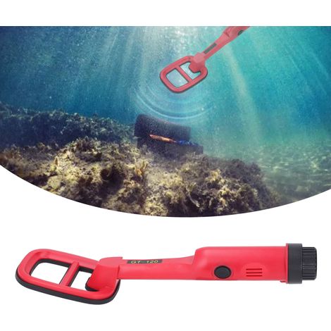 Détecteur de métaux étanche de 3 mètres (9,84 pieds) avec indice de protection IP68 et lumière LED rouge (détecteur de plongée) (1/5)