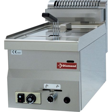 Friteuse gaz,1 cuve 8 litres - Diamond (1/4)