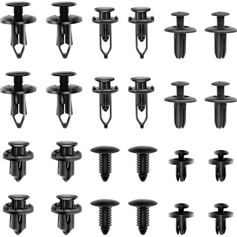 200 Stück Auto-Clips, Auto-Kunststoff-Clip-Nieten, Kfz-Reparatur, Kunststoff-Nieten-Befestigungselemente, Kunststoff-Niet-Clip-Befestigungselemente, universelle Auto-Türverkleidungen