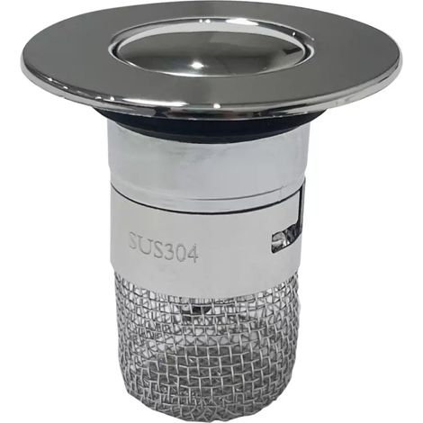 piletta clicl clack idro-bric "izzy" con cestello raccoglitore, diametro 34-37 mm