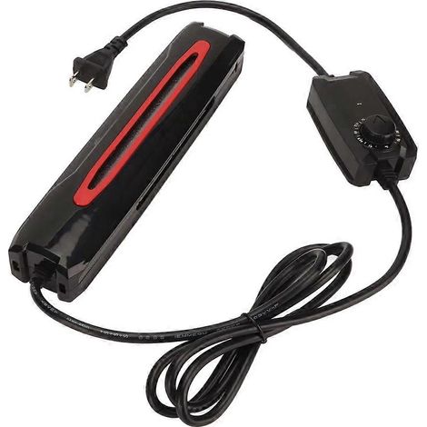 Tige chauffante en quartz pour aquariums, contrôleur de température pour aquarium avec affichage externe, accessoires pour aquarium, prise américaine (1/5)