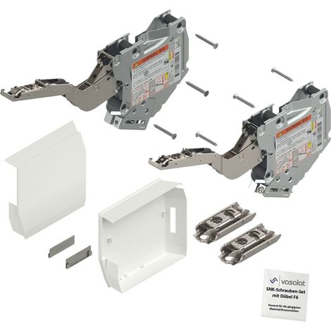 Blum Aventos HK-S 960-2215 weiß Klappenbeschlag Klappscharnier mit Montageplatte (1/5)