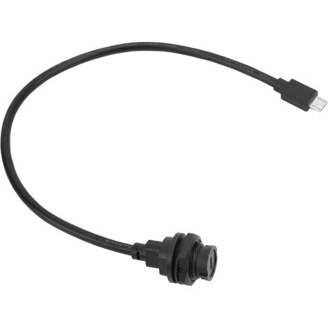 Connecteur USB étanche IP68 MICRO USB femelle mâle avec prise de câble E10MCBFF/MCAM (0,3 mètre) (1/5)