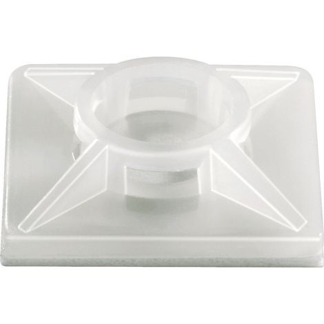 Embase de fixation Plage de Ø du faisceau: 6.40 mm (max) TRU COMPONENTS TC-HCR19R203 1593035 noir 1