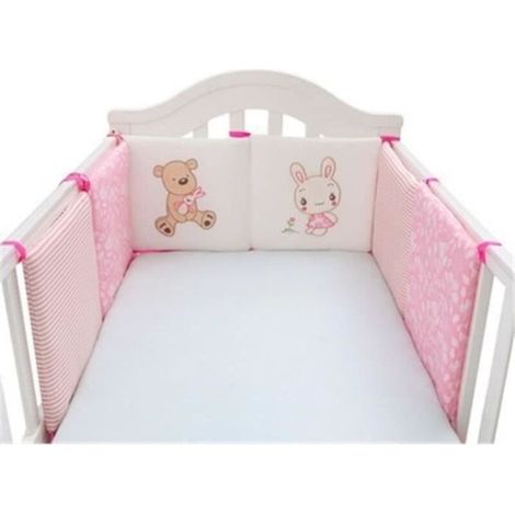 Tour of bed baby 6 of by-impacts 30 x 30 cm Protection for bed child Set multifunctional Literie secure (1/4)