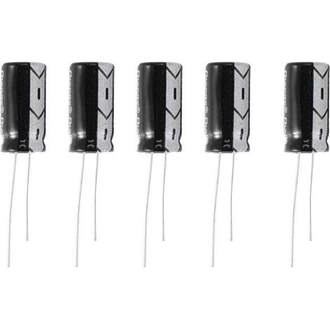5 X 25V 1000UF 105 ℃ Condensateur éLectrolytique Radial 10X20Mm