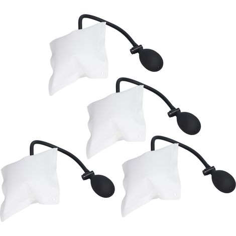 Pompe de positionnement rapide pour air, sacs de cales gonflables pour portes et fenêtres, capacité 200kg, lot de 4 pièces.