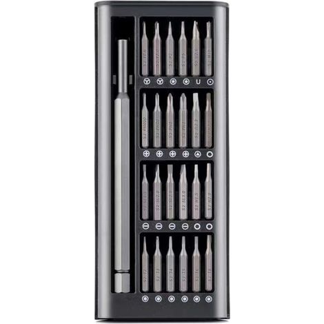 Kit de 24 tournevis de précision en 1, ensemble de petits outils portables. Compatible avec ordinateurs portables, téléphones, séchoirs à cheveux et autres appareils ménagers (1/5)