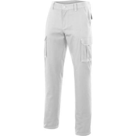 Pantalon de travail multi-poches Velilla - white