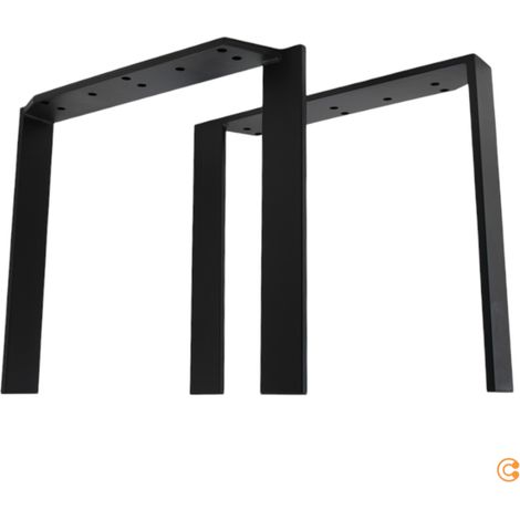 [NEUWERTIG] B-Ware Kartell Beine für Tisch Four Schwarz aus Stahl 1 Paar stabil modern (1/2)