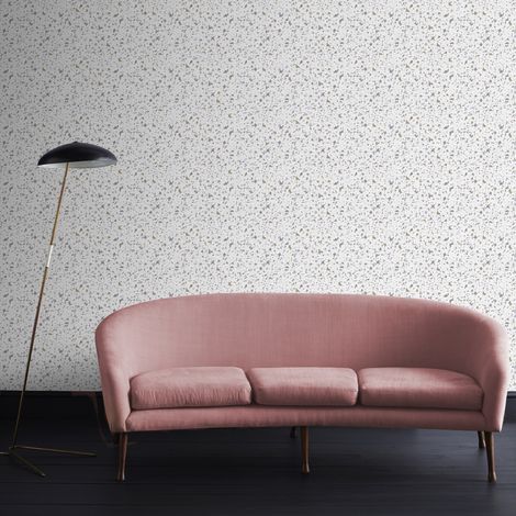 Papier peint intissé Terrazzo 1005 x 52cm Naturel (1/5)
