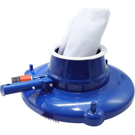 Aspirateur À Jet De Piscine, Nettoyeur À Jet D'aspirateur De Piscine Portable avec Brosse, Sac Et Poteau, Accessoires De Nettoyage De Piscine pour Spa De Fontaine De Piscine
