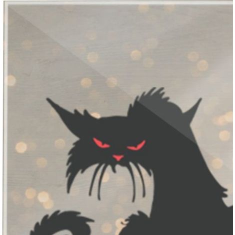 Porte-photo acrylique résistant à l'eau, décoration de table thème Halloween, image décorative durable pour bureau, style festif, CBS718X07 (1/4)