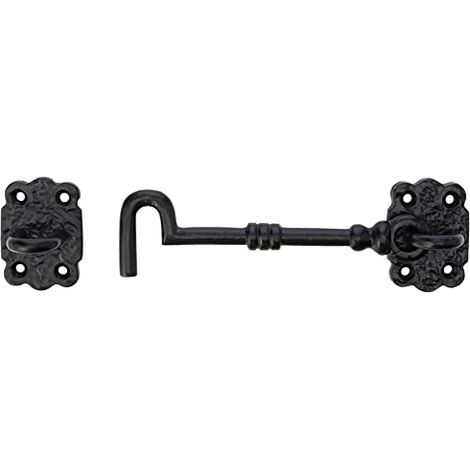 Bulk Hardware Limited BH01581 Ganci Ferma-Porta con Occhiello, Bianco (1/4)