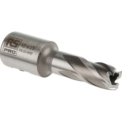 Rs Pro – Fraise à carotter 12 mm HSS – Pour perçage de tuyauteries et tubes – Coupe nette sans éclat – 1 pièce (1/3)