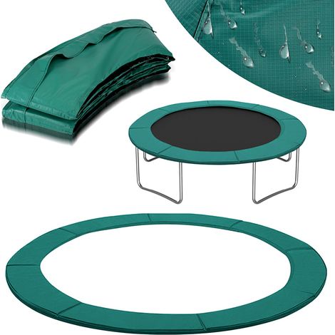 Randaco Trampolin Randabdeckung Ø 244 cm Grün, Federschutz Randschutz aus PVC & PE, reißfest, UV-beständig (1/5)