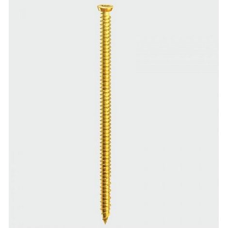 TIMCO Concrete Screws Flat Countersunk Gold - 7.5 x 100 (1/2)