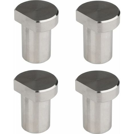 4 pièces Serrage de Table à Bois 20 mm, Arrêt en alliage d'aluminium banc de travail pour chien pince pour chien, T Track travail du bois accessoires de banc de travail pour trou (1/4)