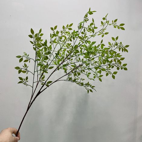 Nandina domestica artificielle / Tissu de soie, plastique / 110 cm / (1/5)
