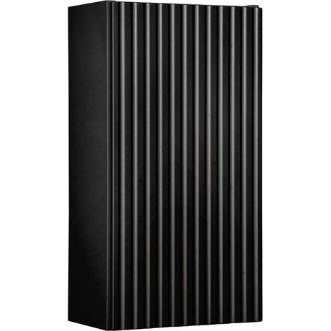 Möbel für das Badezimmer VANO – 1 Tür – Mattschwarz – L30 × B18 × H57 cm – Zum Aufhängen