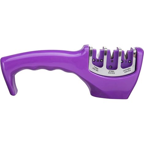Affilacoltelli Affila Arrota Lame Coltelli e Forbici a 3 Fasi Accessori Cucina (1/5)