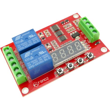 BeMatik - Circuit imprimé avec 2 relais multifonction FRM02 (1/5)