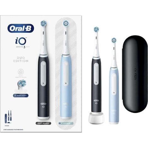 Braun Oral-B iO Series 3 Negro Azul Cepillo de Dientes Eléctrico