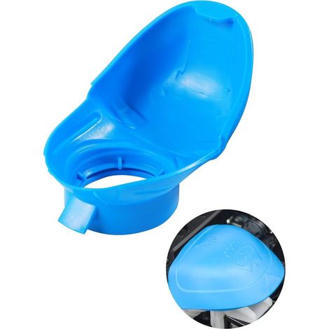 Bouchon de Réservoir de Lave-Glace de Voiture,Bouchon de Reservoir Lave Glace,Bouchon de Réservoir de Liquid,Bouchon de Bouteille de Lave-Glace, Remplacer le Numéro OE: 6v0955485,000096706 (1/5)