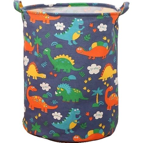 Panier à linge pliable, grande capacité, design pliable, Dinosaure 40x50cm L (1/2)