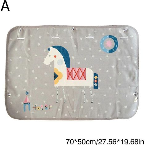 Pare-soleil de voiture, housse de voiture, film de protection solaire pour vitres arrière et latérales, protection contre la chaleur et les UV, idéal pour les bébés et les enfants. (1/5)
