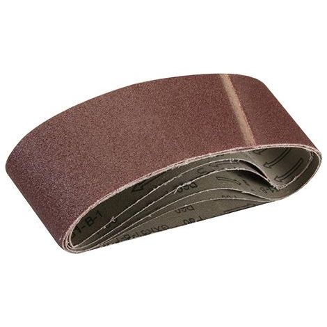 Silverline 5 nastri abrasivi 75 x 533 mm Grana 60