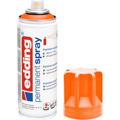 Bombe Peinture Traçage Edding 5200 Orange Fluo Mat - Spray 200ml