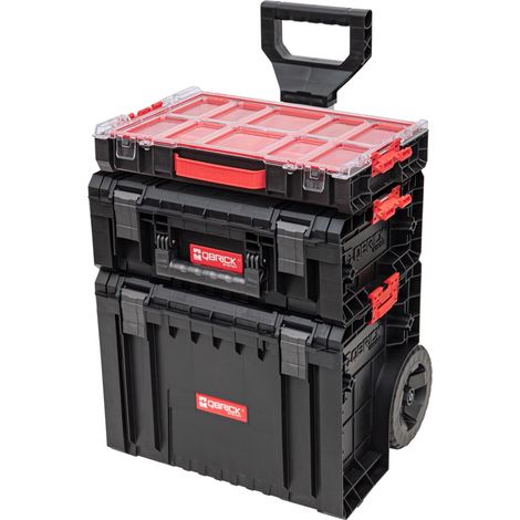 Qbrick System PRO Set Juego de 4 carros de herramientas + PRO Cart 2.0 + PRO Technician Case 2.0 + PRO Organiser 100 450 x 390 x 690 mm 45 l IP54