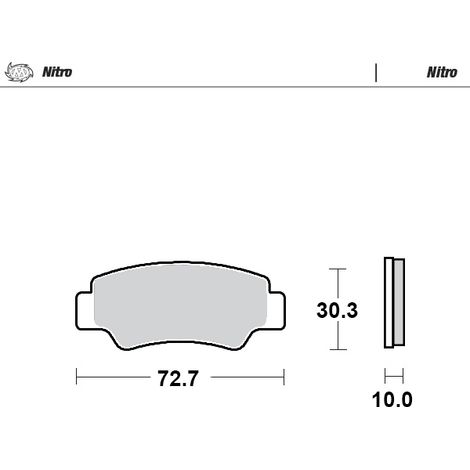 Plaquettes de frein MOTO-MASTER Sinter Metal CF Moto Enduro C/Z-Force