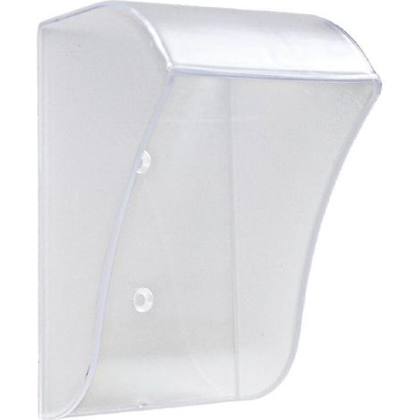 Protection Sonnette Exterieur Pluie Transparente Protege Sonnette Exterieur avec Vis,Universelle Couvercle étanche a Parete Visière Sonnette (1/5)