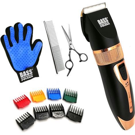 Cortapelos inalámbrico para perros con kit de accesorios, 5600 rpm (1/5)