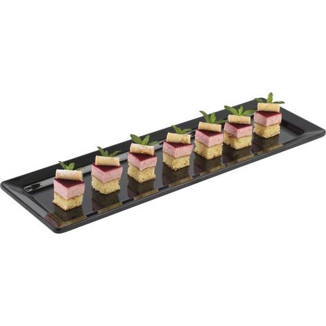 Bandeja APS Pure, GN 2/4, negra, altura 30 mm, longitud 530 mm, anchura 162 mm