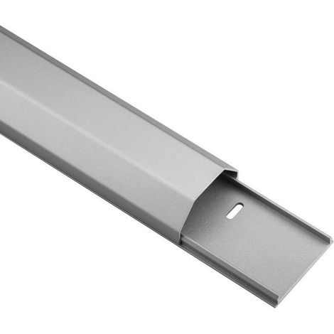 Chemin de câbles - Aluminium - Argent - 5 x 2,8 cm - 110 cm - (1/5)