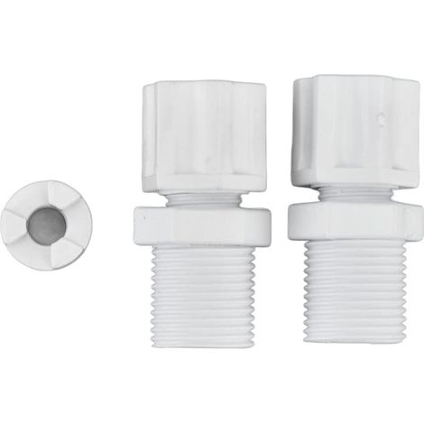Clapet anti-retour CLX220 1/4″ – Raccord entrée chlore – Kit CLX220EA, 10 pièces pour chlorinateur (1/4)