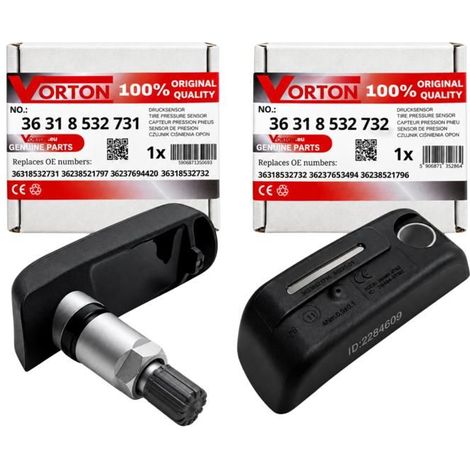 Tire Pressure Sensors FRONT + REAR for BMW Motorcycles K25 K26 K27 K28 K29 K40 K43 K44 K48 K50 K61 K70 K71 (1/5)
