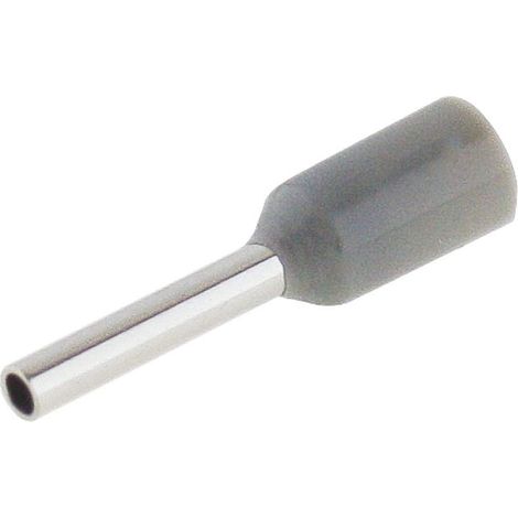 SeKi 100 terminali iso. 0,75 mm², colore grigio, 100 pezzi (1/3)