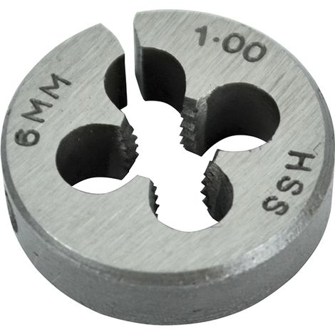 Faithfull ADR8294 HSS Straight Flute Split Die M6 x 1.0, 13/16in OD FAIHSSDM6